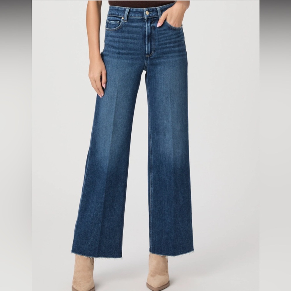 PAIGE Anessa 31” Arpeggio High-Rise Wide-Leg Jeans